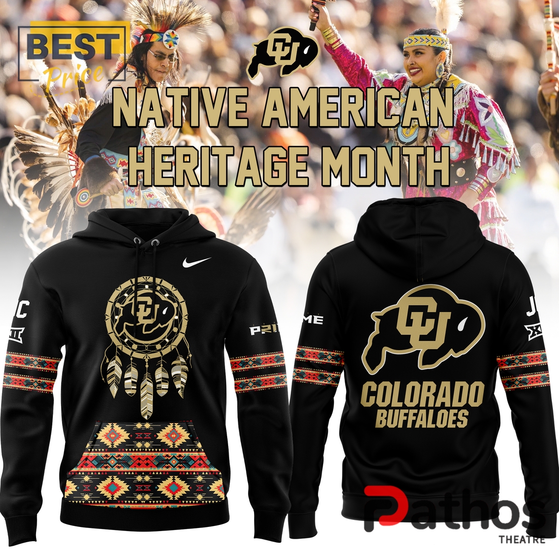 Colorado Buffaloes Native American Heritage Hoodie, Jogger, Cap