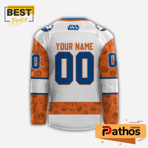 Custom New York Islanders x Star Wars Night Hockey Jersey