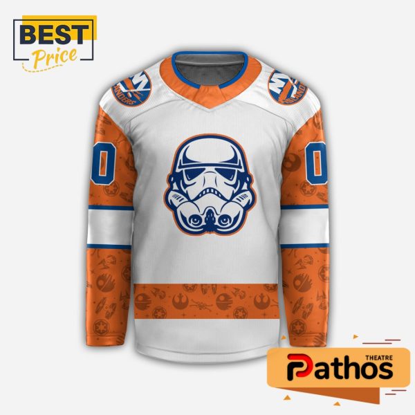 Custom New York Islanders x Star Wars Night Hockey Jersey