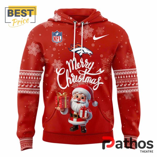 Denver Broncos 2024 Merry Christmas Pullover Hoodie