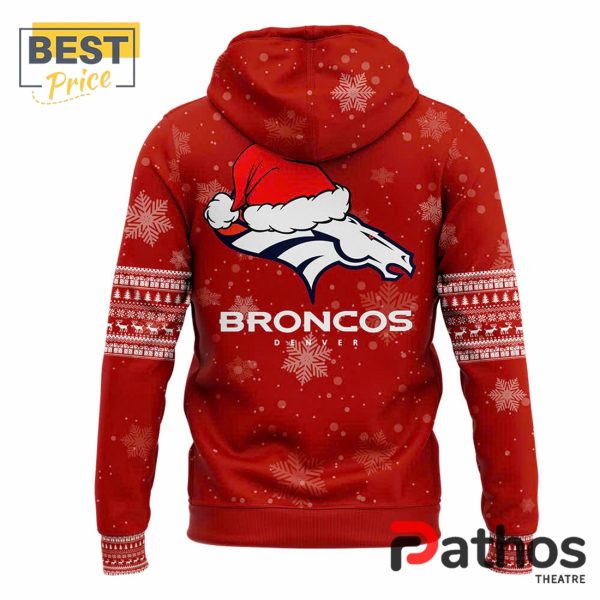 Denver Broncos 2024 Merry Christmas Pullover Hoodie