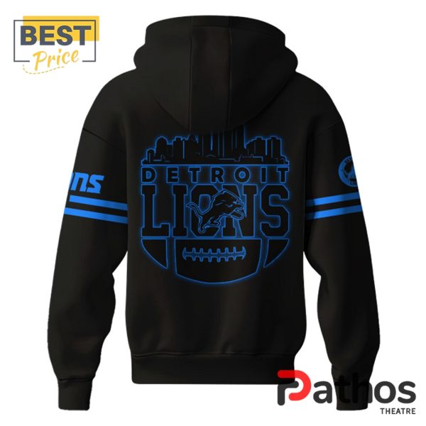 Detroit Lions Back In Black NFL Hoodie