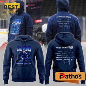 Vancouver Canucks Myers 1000th Navy Hoodie