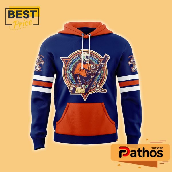 Edmonton Oilers 2024 NHL Dia De Los Muertos Hoodie