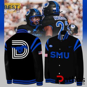 SMU Mustangs Football Limited Edition Baseball Jacket