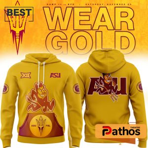 sun devil football 2025 homecoming gold hoodie 2 pegO6