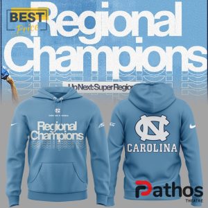 North Carolina Baseball Regional Champions Blue Hoodie