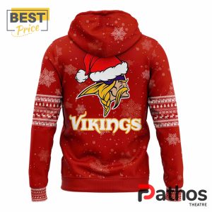 minnesota vikings 2024 merry christmas pullover hoodie 3 vGHsI