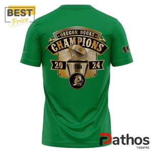 oregon ducks big ten champions green t shirt cap 3 n3Nfn