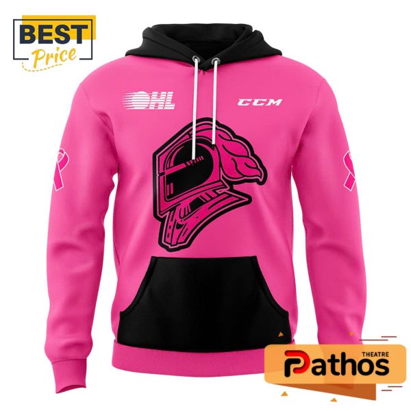 London Knights x Pink in the Rink Night Hoodie, Cap