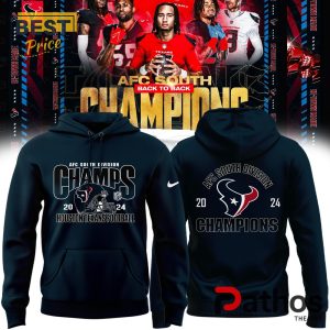 AFC South Division Champions Houston Texans Navy Hoodie