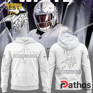 Limited Edition 2024 Minnesota Vikings White Hoodie