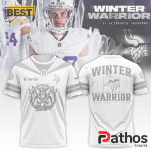 Minnesota Vikings NFL Winter Warrior T-Shirt, Cap