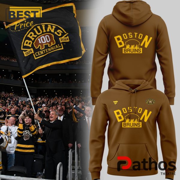 Men’s 100th Year Boston Bruins Hoodie