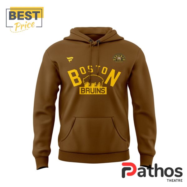 Men’s 100th Year Boston Bruins Hoodie