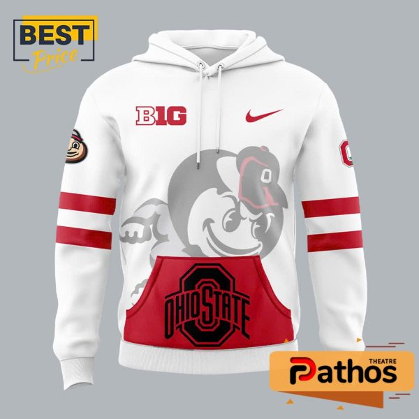 Men’s Ohio State Buckeyes Nike White Game Hoodie