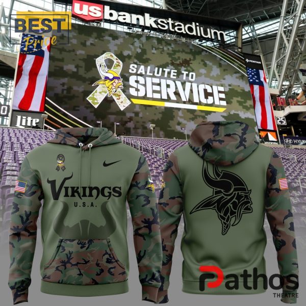 Minnesota Vikings Military Appreciation Hoodie