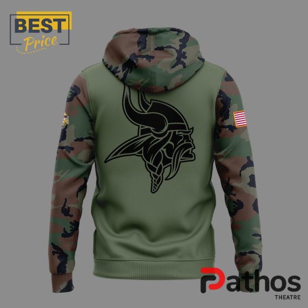 Minnesota Vikings Military Appreciation Hoodie