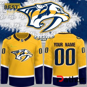 Nashville Predators Team Hockey NHL Hockey Jersey