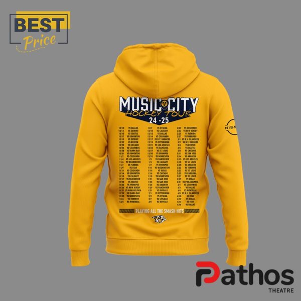 Nashville Predators Music City Hockey Tour 24 25 Hoodie