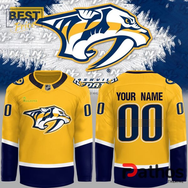 Nashville Predators Team Hockey NHL Hockey Jersey