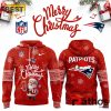 New England Patriots 2024 Merry Christmas Pullover Hoodie