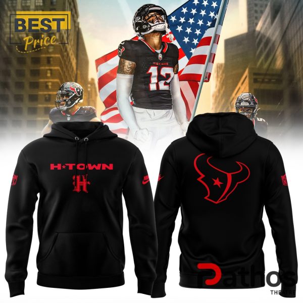 New H-Town Houston Texans Hoodie – Black