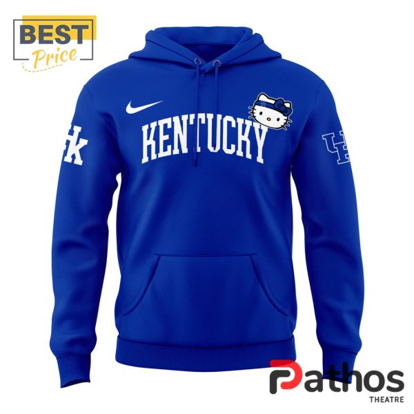 New Hello Kitty x Kentucky Wildcats Navy Hoodie