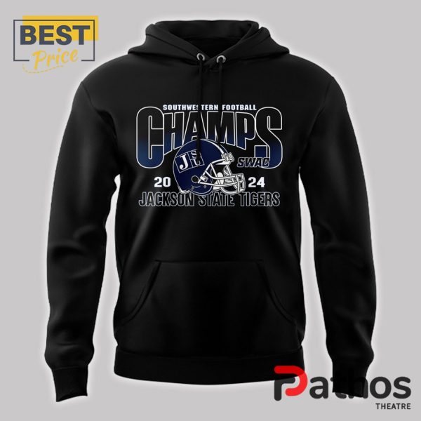 New Jackson State Tigers Champions Black Hoodie