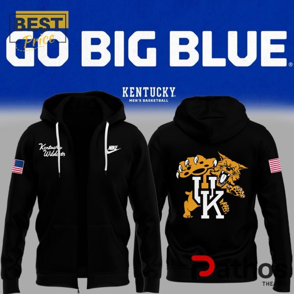 New Kentucky Wildcats Go Big Blue Black Hoodie, Jogger, Cap