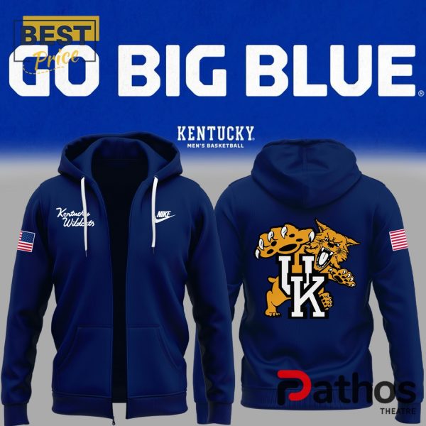 New Kentucky Wildcats Go Big Blue Navy Hoodie, Jogger, Cap