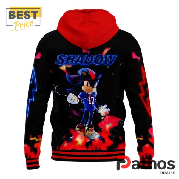 New Sonic 3 Shadow the Hedgehog x Buffalo Bills Hoodie