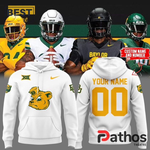 New Texas Bowl Baylor Bears Football White Hoodie