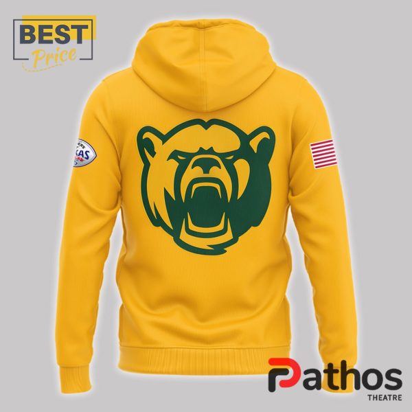 New Texas Bowl Baylor Bears Football Yellow Hoodie