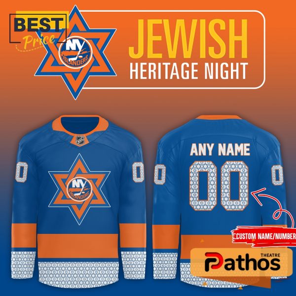 New York Islanders x NHL Jewish Heritage Night Hockey Jersey