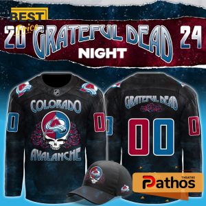 Colorado Avalanche x Grateful Dead Night 2024 Hockey Jersey