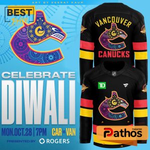 Vancouver Canucks Diwali Night Hockey Jersey