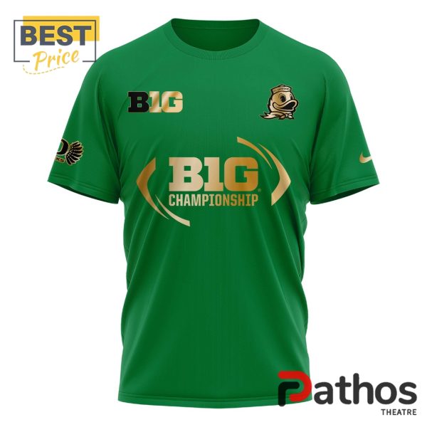 Oregon Ducks Big Ten Champions Green Hoodie