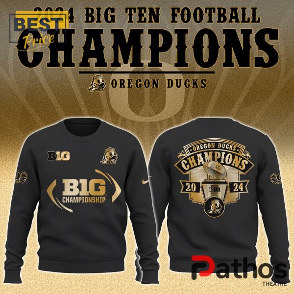 Oregon Ducks Big Ten Champions Hoodie