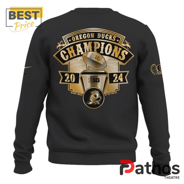 Oregon Ducks Big Ten Champions Hoodie