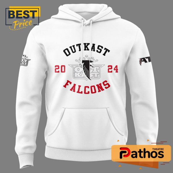 Outkast x Atlanta Falcons White Limited Hoodie, Cap