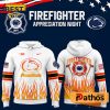 Penn State Football Firefighter Appreciation Night White Hoodie