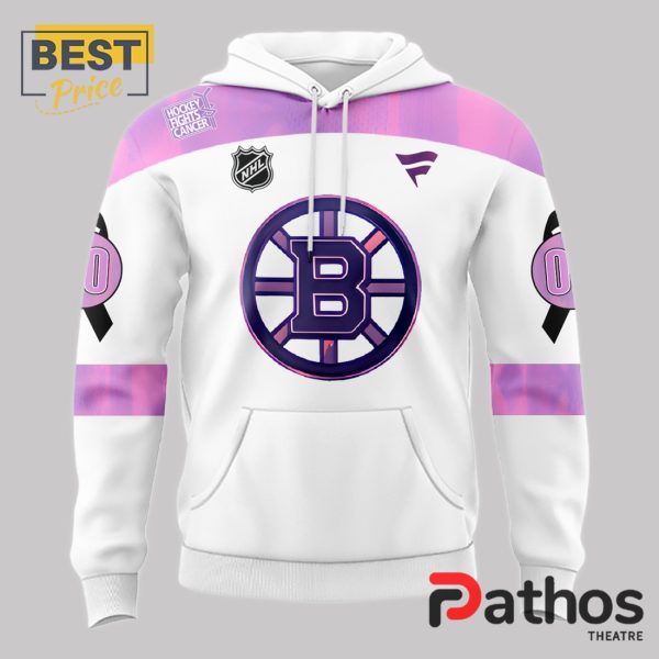 Personalized Boston Bruins Hockey Fights Cancer Hoodie