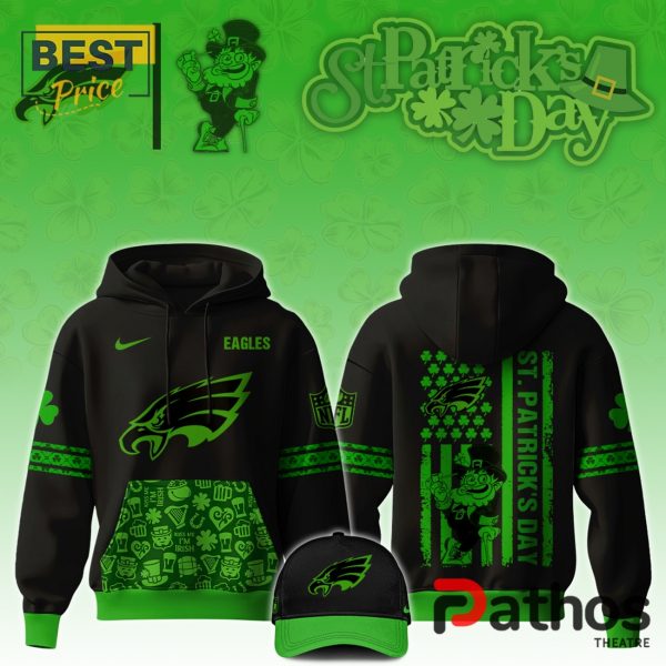 Philadelphia Eagles NFL x St.Patrick’s Day Hoodie, Jogger, Cap