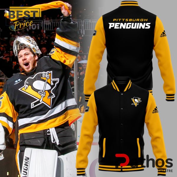 Pittsburgh Penguins Baseball Jacket NHL 2024