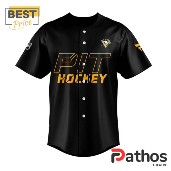 Pittsburgh Penguins NHL Team Baseball Jersey