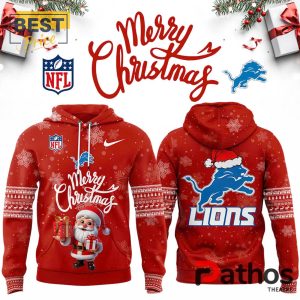 detroit lions 2024 merry christmas pullover hoodie 1 iVGdD