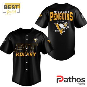 Pittsburgh Penguins NHL Team Baseball Jersey