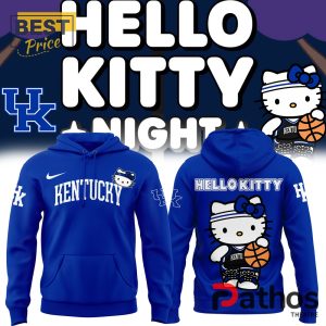 New Hello Kitty x Kentucky Wildcats Navy Hoodie