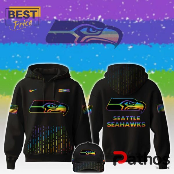 Seattle Seahawks Happy Pride Month 2024 Hoodie, Jogger, Cap